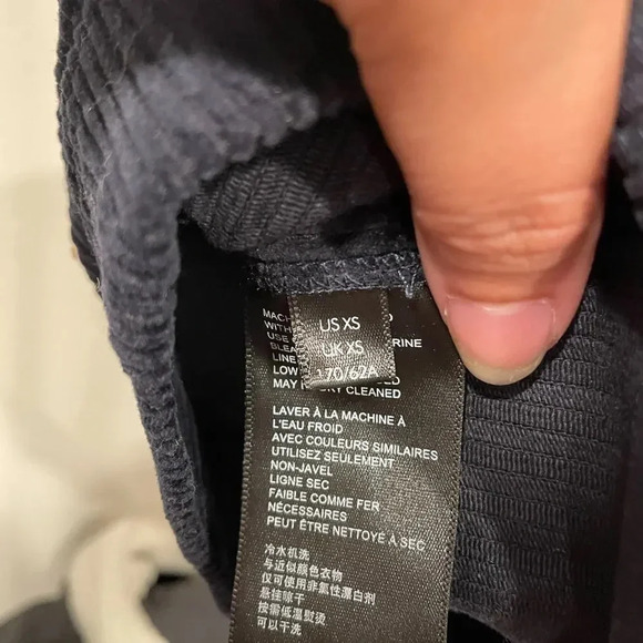 Urban‎ outfitters velvet dark blue belt skirt size XS - Picture 4 of 7